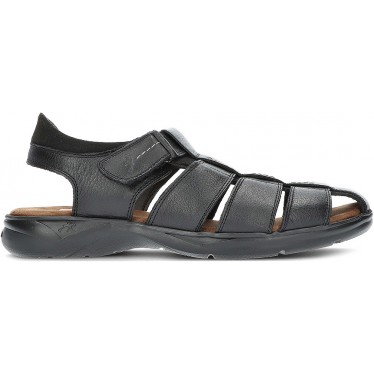 HERRENSANDALEN FLUCHOS F0533 DOZER SALVATE NEGRO