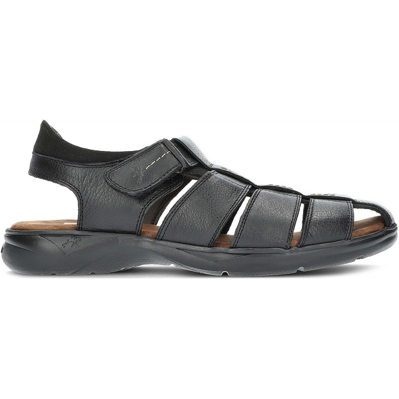 HERRENSANDALEN FLUCHOS F0533 DOZER SALVATE NEGRO