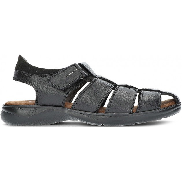HERRENSANDALEN FLUCHOS F0533 DOZER SALVATE NEGRO