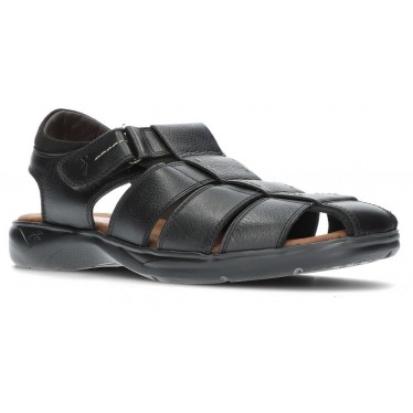 HERRENSANDALEN FLUCHOS F0533 DOZER SALVATE NEGRO