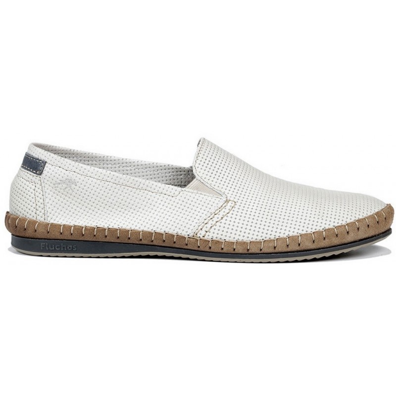 FLUCHOS 8674 LUXE SURF BAHAMAS MOCCASIN MAN CRISTAL_TAUPE