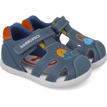 Biomecanics 252166 Zwillingssandale für Jungen OCEAN_A183