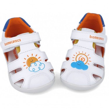 Biomecanics 252166 Zwillingssandale für Jungen BLANCO_AZUL_B057