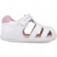Biomecanics 252166 Sandalen für Zwillingsmädchen BLANCO_ROSA_D113