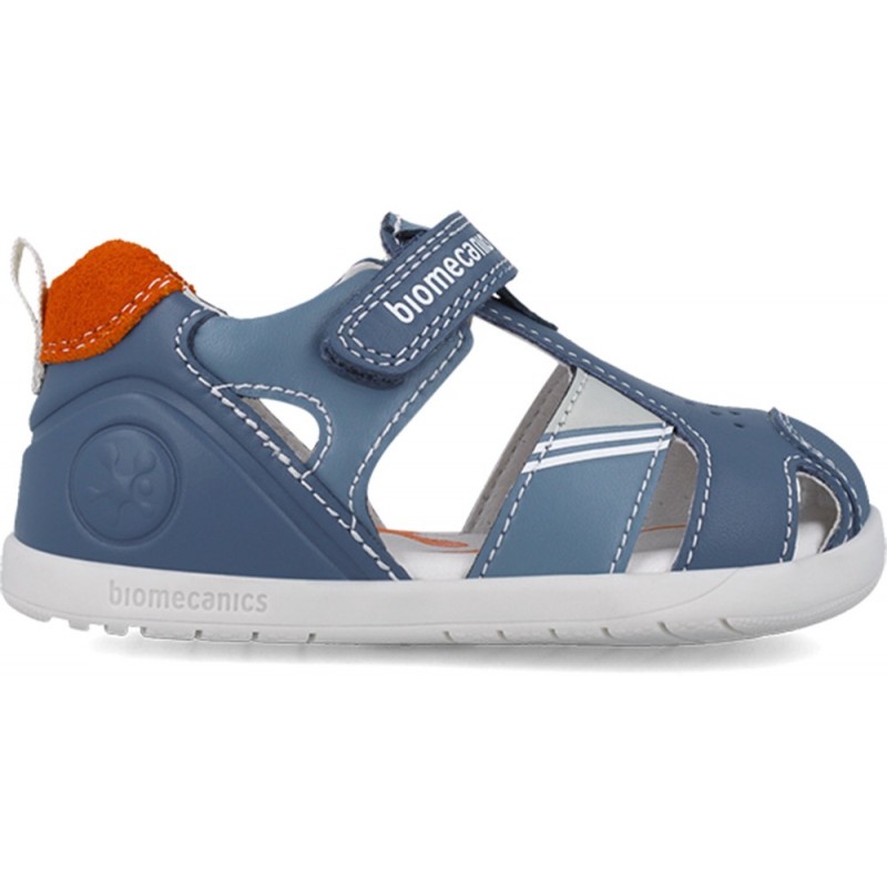 Sandalen für Jungen erste Schritte Biomecanics 252169 Urban PETROL_A556