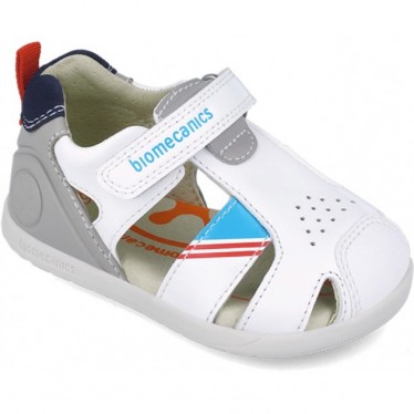 Sandalen für Jungen erste Schritte Biomecanics 252169 Urban BLANCO_C050
