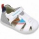 Sandalen für Jungen erste Schritte Biomecanics 252169 Urban BLANCO_C050