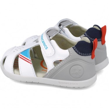 Sandalen für Jungen erste Schritte Biomecanics 252169 Urban BLANCO_C050