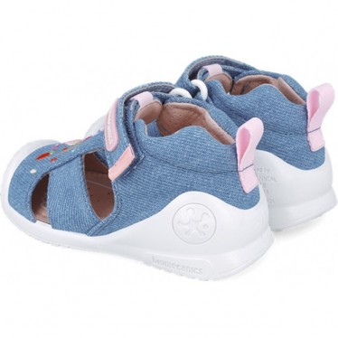 Sandalen für Mädchen Erste Schritte Biomecanics 252183 Eiscreme INDIGO_A631