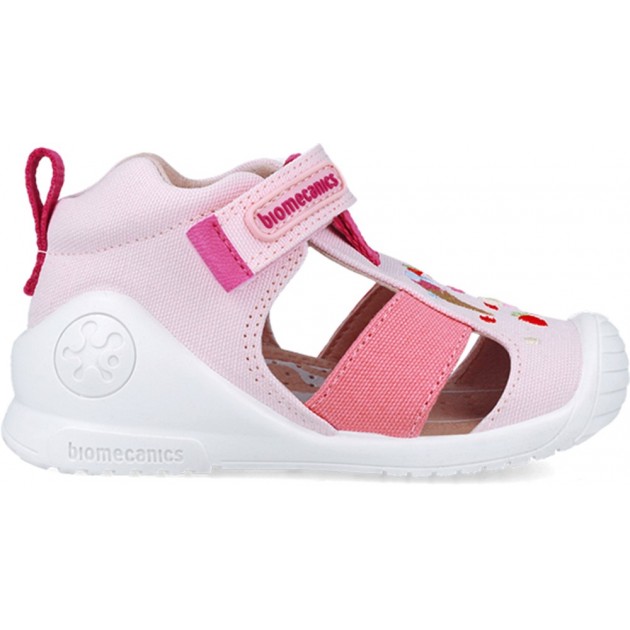 Sandalen für Mädchen Erste Schritte Biomecanics 252183 Eiscreme ROSA_B032