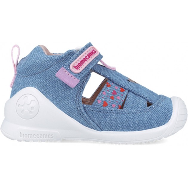 Biomecanics 252184 Twin First Steps Sandale für Mädchen INDIGO_A631 Biomecanics 252184 Twin First Steps Sandale für Mädchen INDIGO_A631