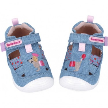 Biomecanics 252184 Twin First Steps Sandale für Mädchen INDIGO_A631