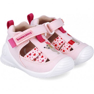 Biomecanics 252184 Twin First Steps Sandale für Mädchen ROSA_C032