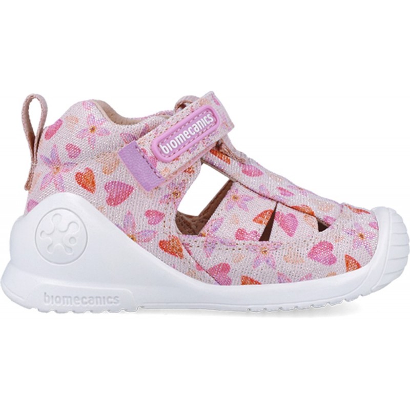 Biomecanics 252185 Erste Schritte Bedruckte Mädchensandalen ROSA_A032
