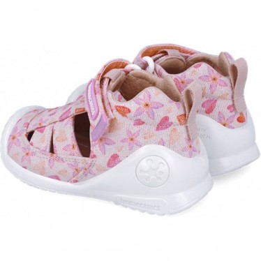 Biomecanics 252185 Erste Schritte Bedruckte Mädchensandalen ROSA_A032