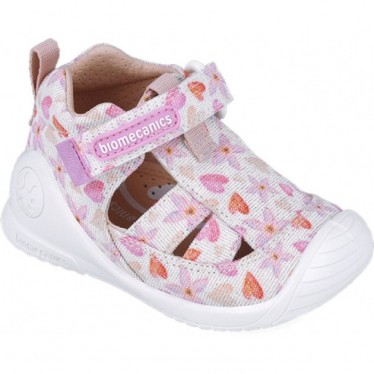 Biomecanics 252185 Erste Schritte Bedruckte Mädchensandalen BLANCO_B050