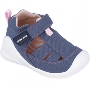 Biomecanics 252188 Erste Schritte Mädchen Sandalen AZUL_MARINO_ROSA_D460