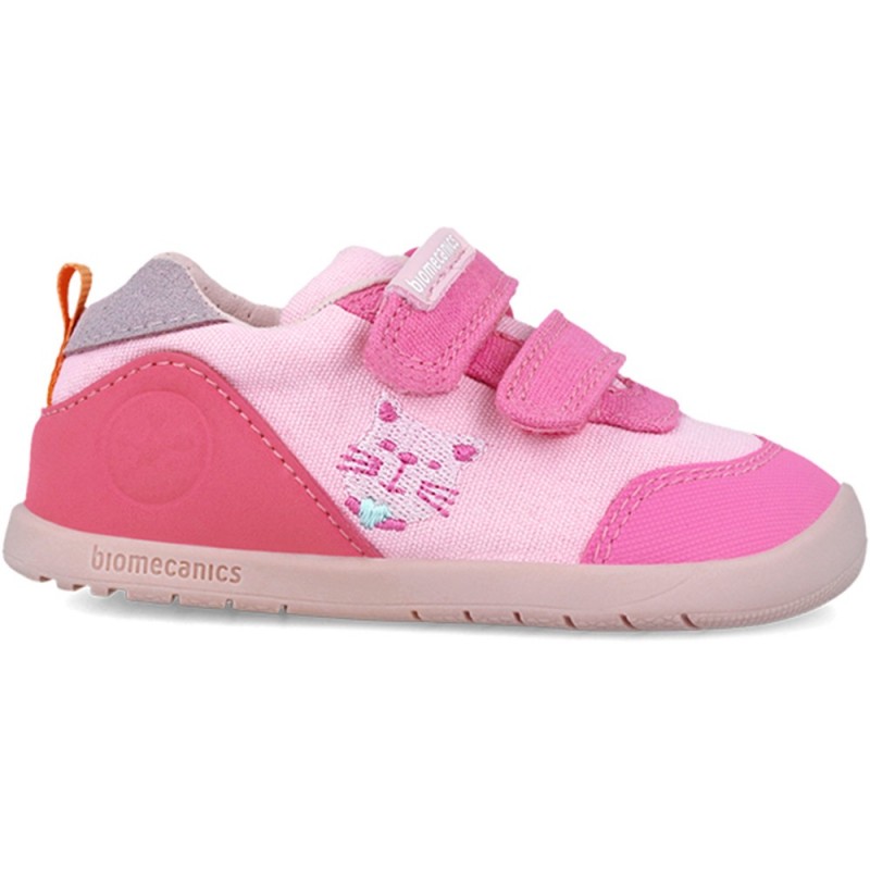 Biomecanics 252190 Cats Canvas-Sneaker für Mädchen ROSA_A032