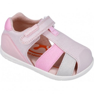 Biomecanics 252192 Metallic-Sandale für Mädchen ROSA_B032