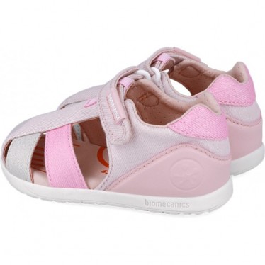 Biomecanics 252192 Metallic-Sandale für Mädchen ROSA_B032
