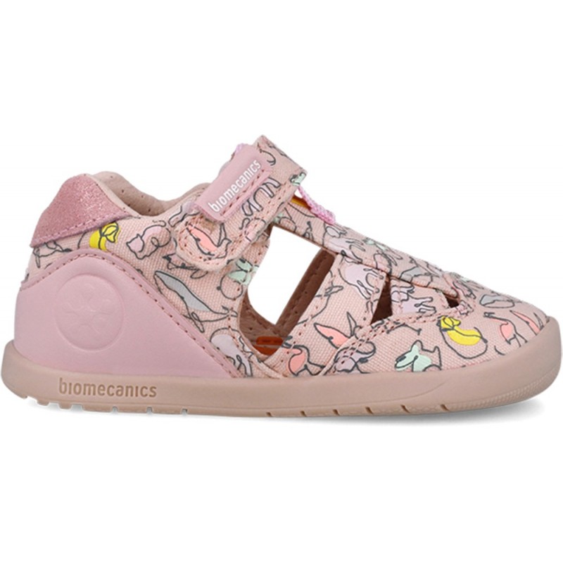 Biomecanics 252193 Sandalen mit Tiermuster für Mädchen ROSA_A032