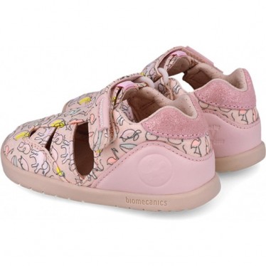 Biomecanics 252193 Sandalen mit Tiermuster für Mädchen ROSA_A032