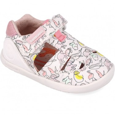 Biomecanics 252193 Sandalen mit Tiermuster für Mädchen BLANCO_B050