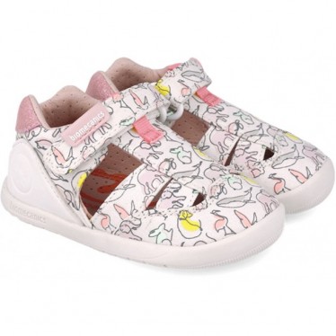 Biomecanics 252193 Sandalen mit Tiermuster für Mädchen BLANCO_B050
