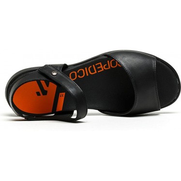 ARCOPEDICO Rapa Nui 6655 Damensandale BLACK