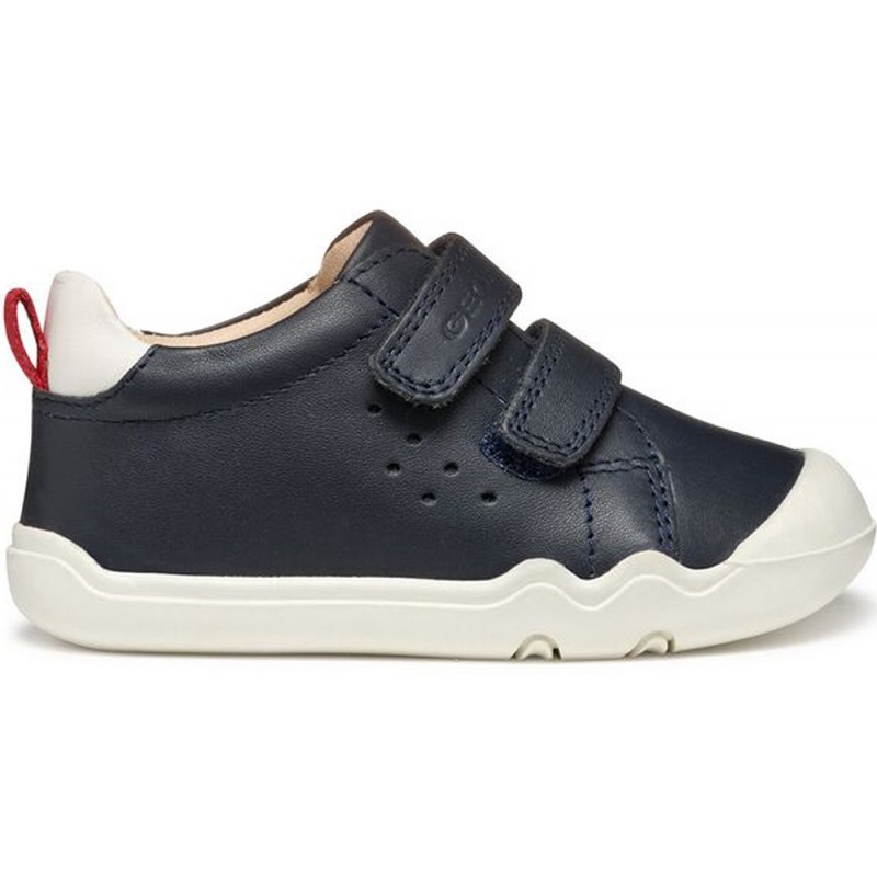 GEOX Steppieup B465WA Kinder-Sportschuh NAVY_RED