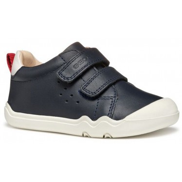 GEOX Steppieup B465WA Kinder-Sportschuh NAVY_RED