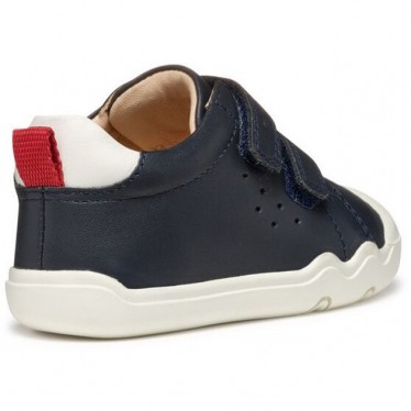 GEOX Steppieup B465WA Kinder-Sportschuh NAVY_RED
