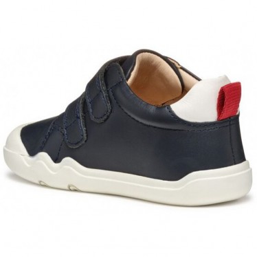 GEOX Steppieup B465WA Kinder-Sportschuh NAVY_RED