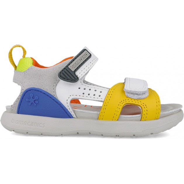 Biomecanics 252218 Bioevolution Freizeitsandalen für Jungen BLANCO_AMARILLO_C696