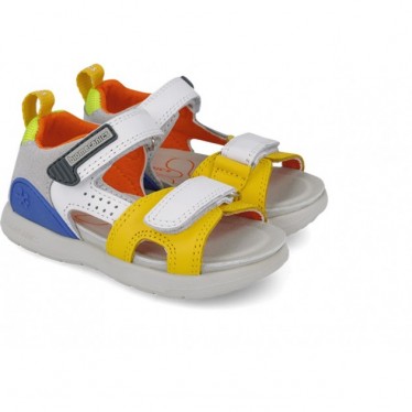 Biomecanics 252218 Bioevolution Freizeitsandalen für Jungen BLANCO_AMARILLO_C696