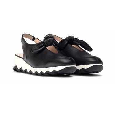 Wonders C-7602 Aixa Sandale mit geschlossener Spitze SAUVAG_NEGRO