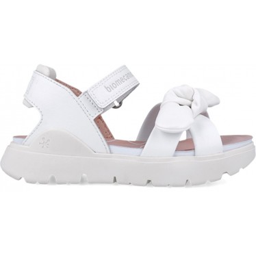 Biomecanics 252225 Bioflow Schleifensandalen für Mädchen BLANCO_B050