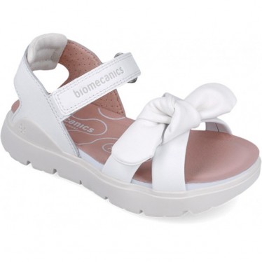 Biomecanics 252225 Bioflow Schleifensandalen für Mädchen BLANCO_B050