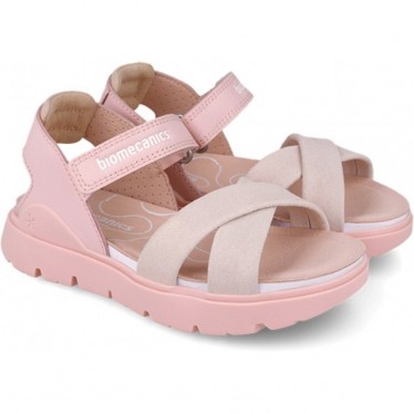 Biomecanics 252226 Bioflow Riemchensandalen für Mädchen ROSA_A032