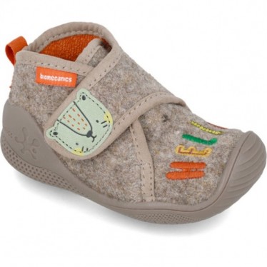 BIOMECANICS Kinderhausschuhe 241154 Filz TAUPE