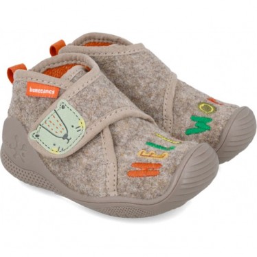 BIOMECANICS Kinderhausschuhe 241154 Filz TAUPE