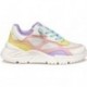 GEOX Loftus J55M2B Mädchen-Sneaker WHITE_MULTI