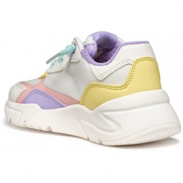 GEOX Loftus J55M2B Mädchen-Sneaker WHITE_MULTI