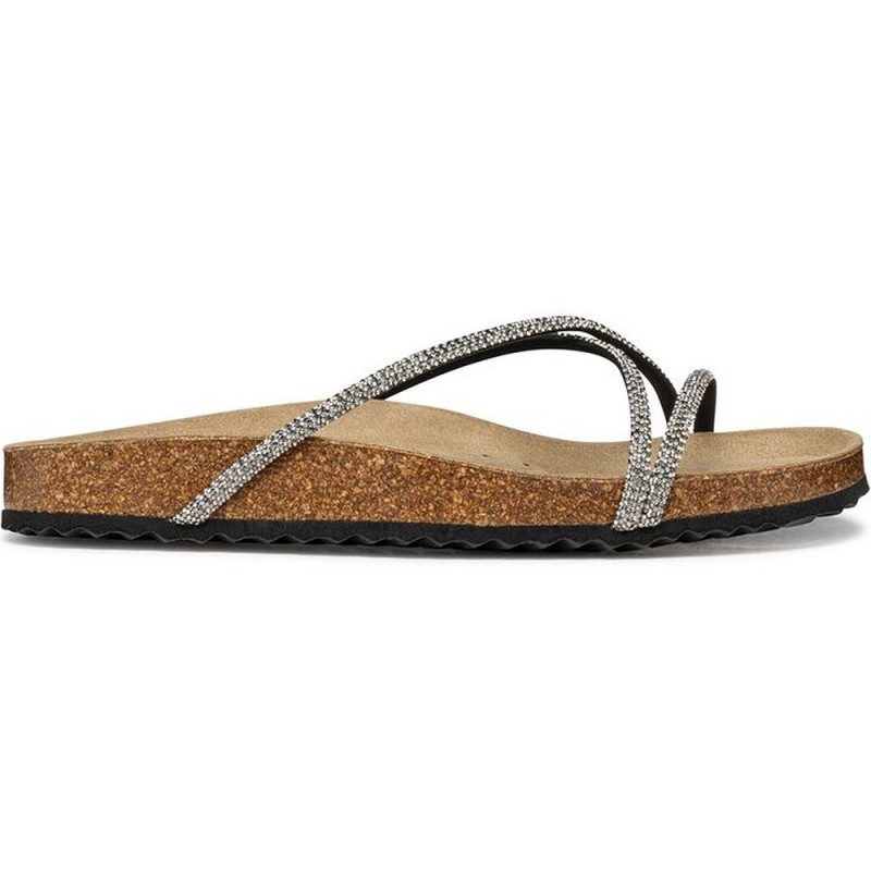 GEOX Brionia D55Y3B Damensandalen BLACK_SILVER