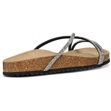GEOX Brionia D55Y3B Damensandalen BLACK_SILVER