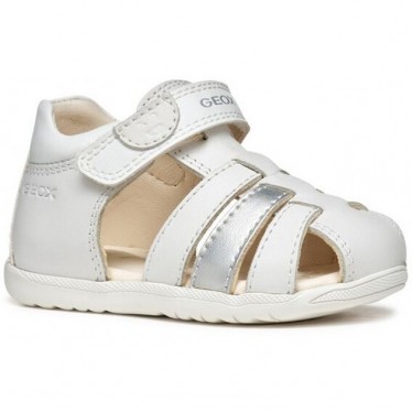 GEOX Macchia B254WBSS Sandalen WHITE_SILVER