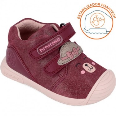 BIOMECANICS Mädchenstiefeletten 241107 Wildleder FRAGOLA
