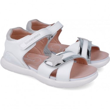 Biomecanics 252244 Bioevolution Star Sandalen für Mädchen BLANCO_B050