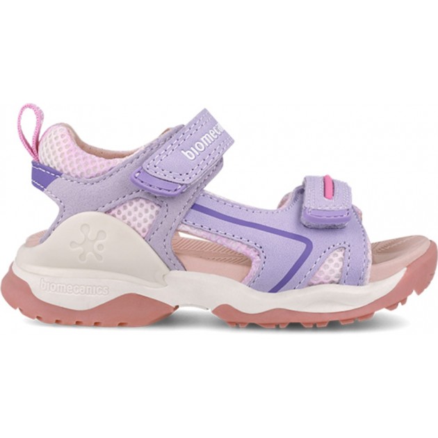 Biomecanics 252246 Biotrekking-Sandalen für Mädchen LILA_A164