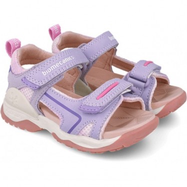 Biomecanics 252246 Biotrekking-Sandalen für Mädchen LILA_A164